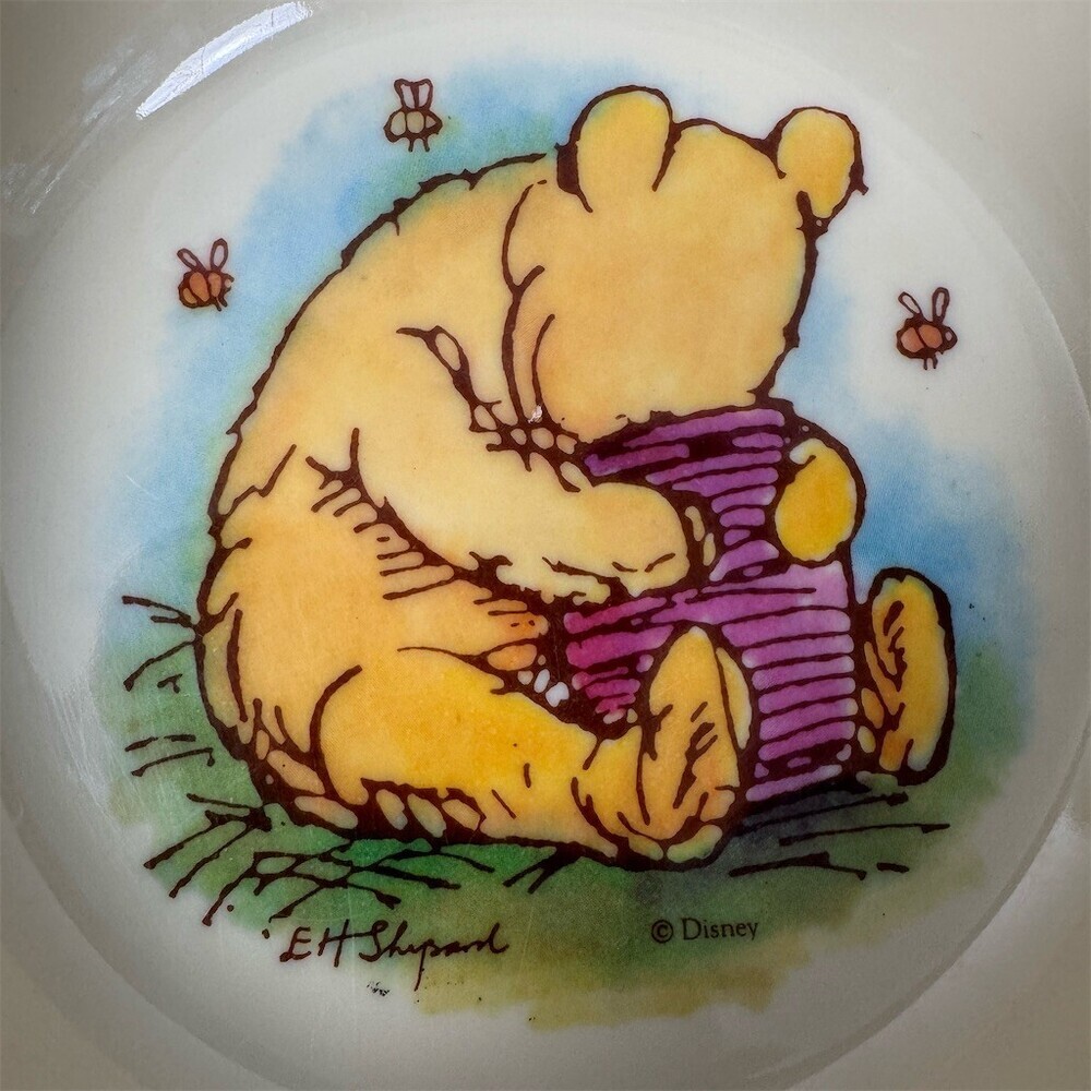 Vintage Disney Winnie the Pooh Bowl "Time for a Little Something" Vintage - Picture 2 of 8